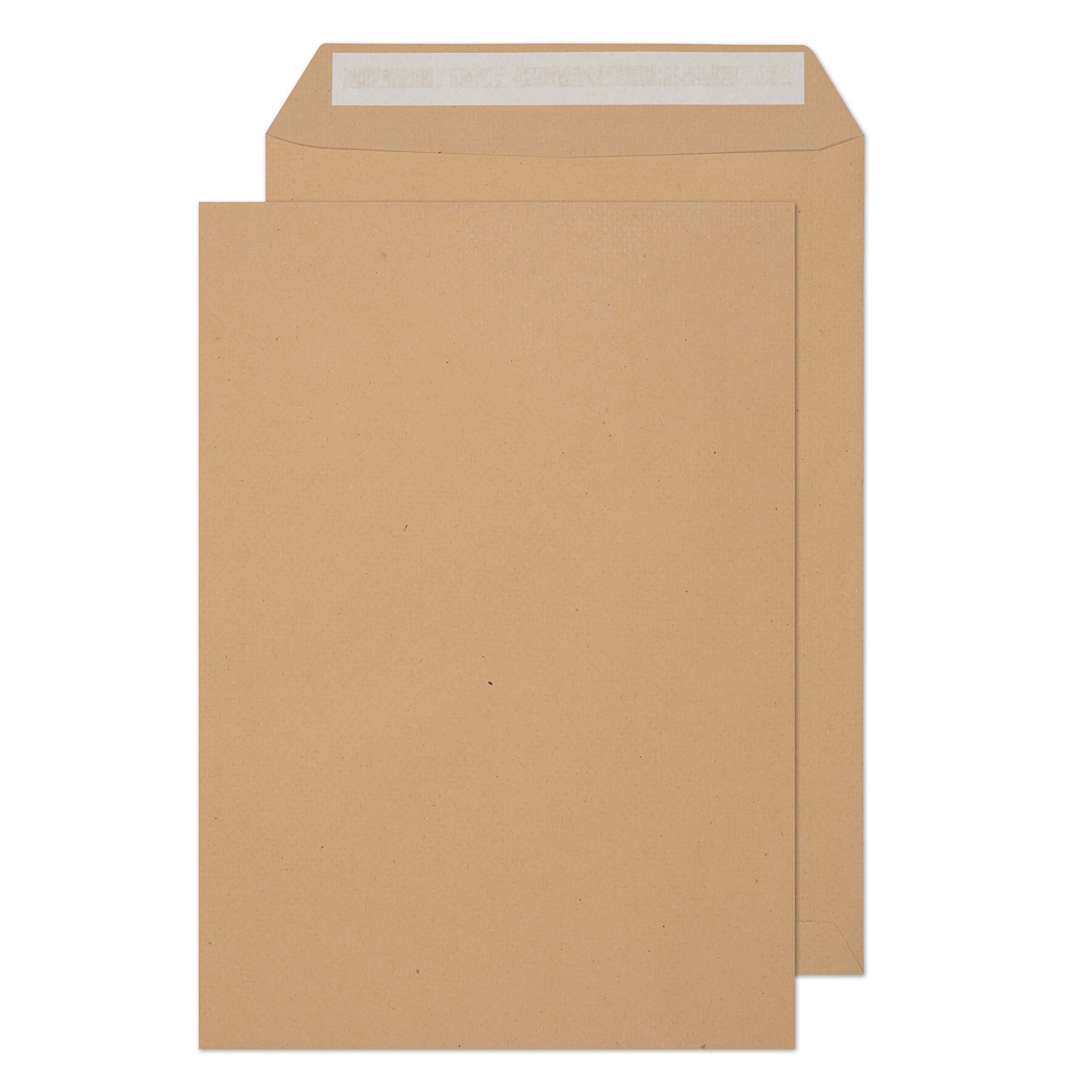 C4 / A4 Manilla Brown Peel & Seal Envelopes Pack of 15 - High Quality Free UK Delivery by Saleverywhere