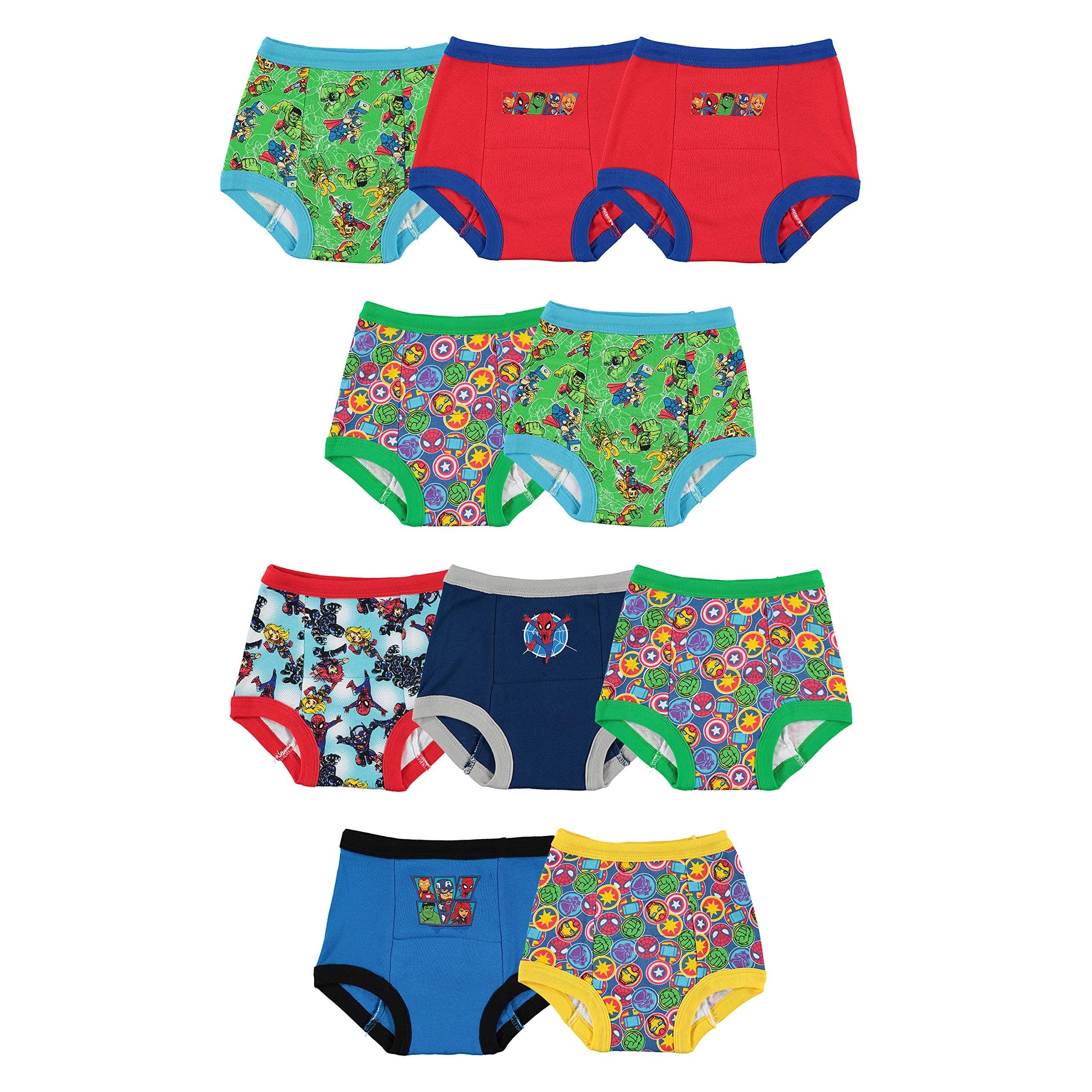 Marvel Unisex Baby Super Hero Potty Training Pants Multipack