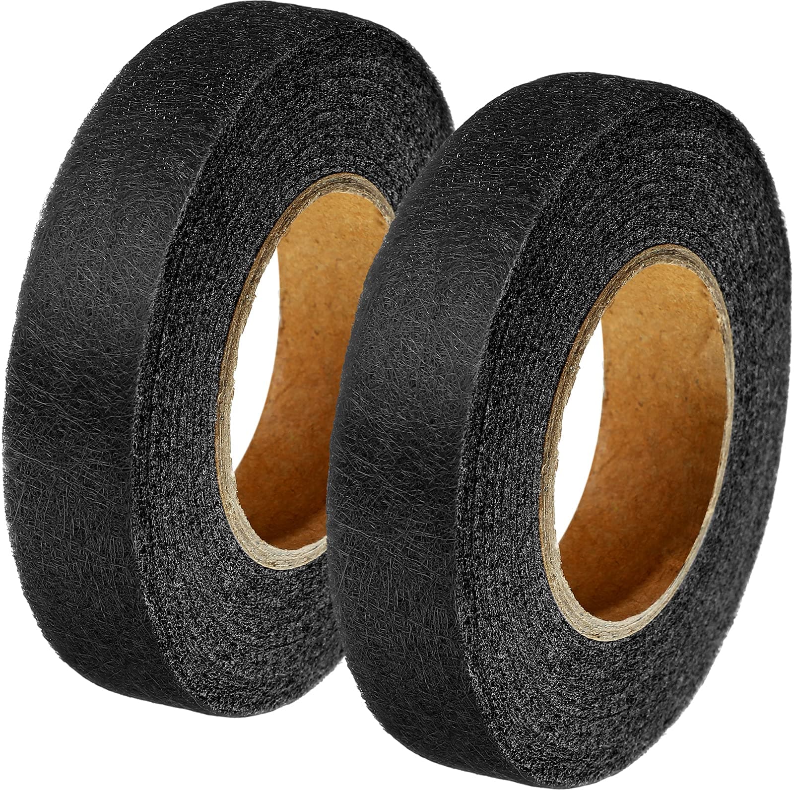 Outus 2 Rolls Hemming Tape Fabric Adhesive Hem Iron on No-Sew Hemming Tape for Pants Each 1/2 Inch(27 Yards Each,Black)
