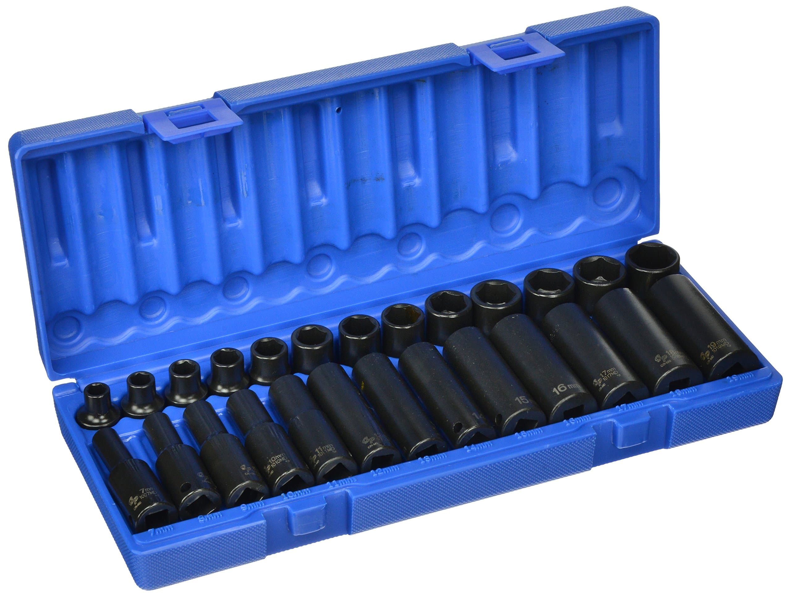 (1226M) 3/8" Drive 26-Piece Deep Length Metric Master Socket Set