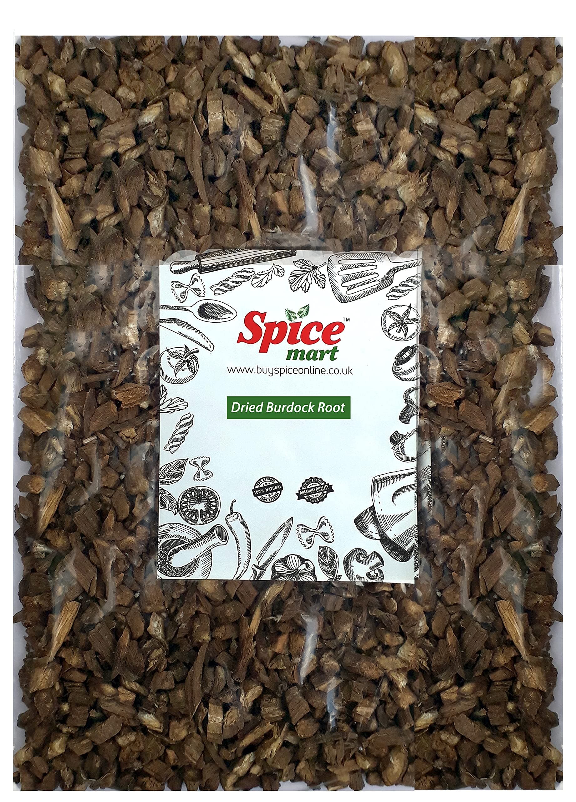 Burdock Root Cut Herbs Dried | Arctium lappa Premium Quality Free UK P&P (950g)