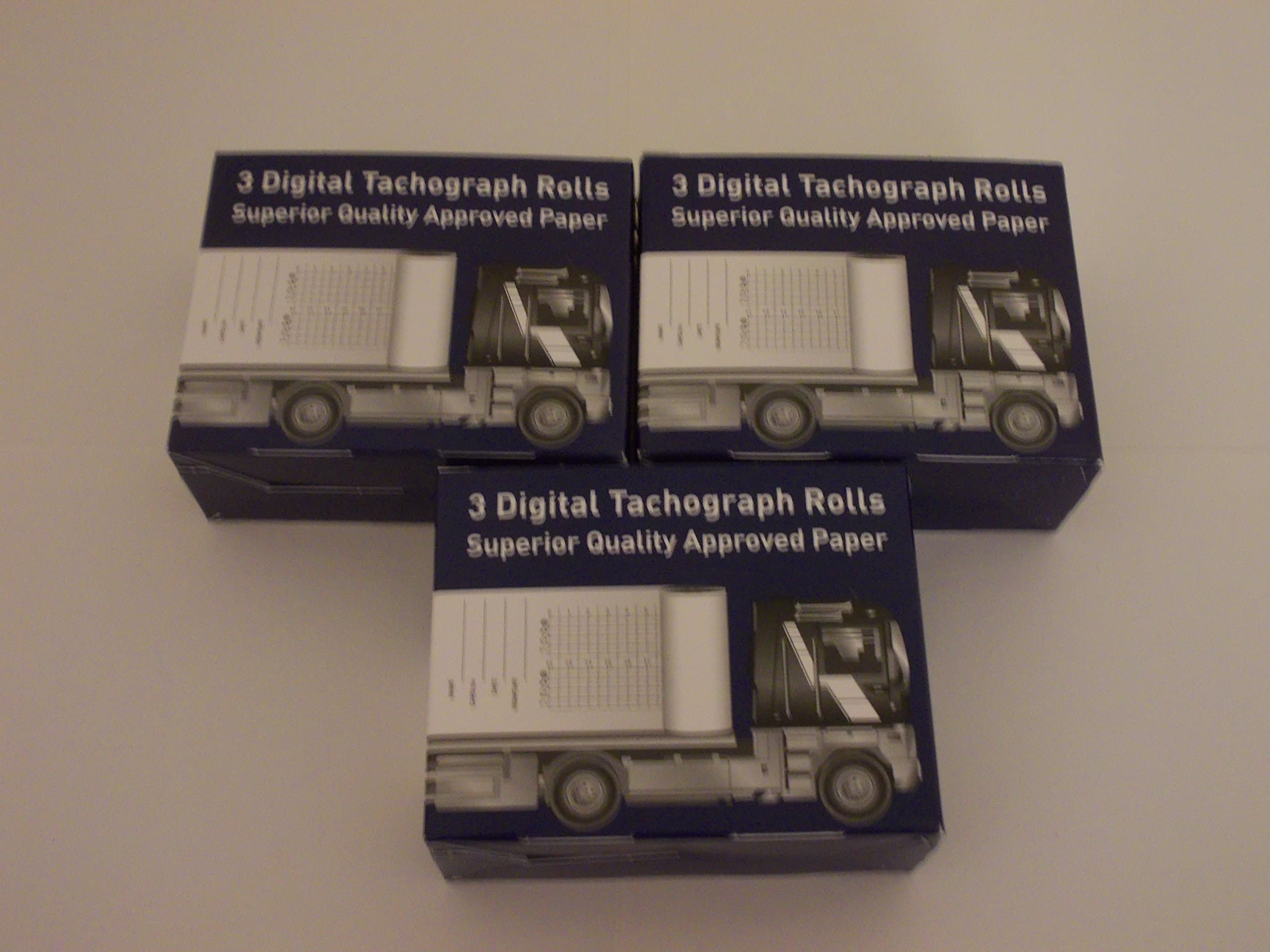 Digital Tachograph Printer Rolls 3 Packs of 3