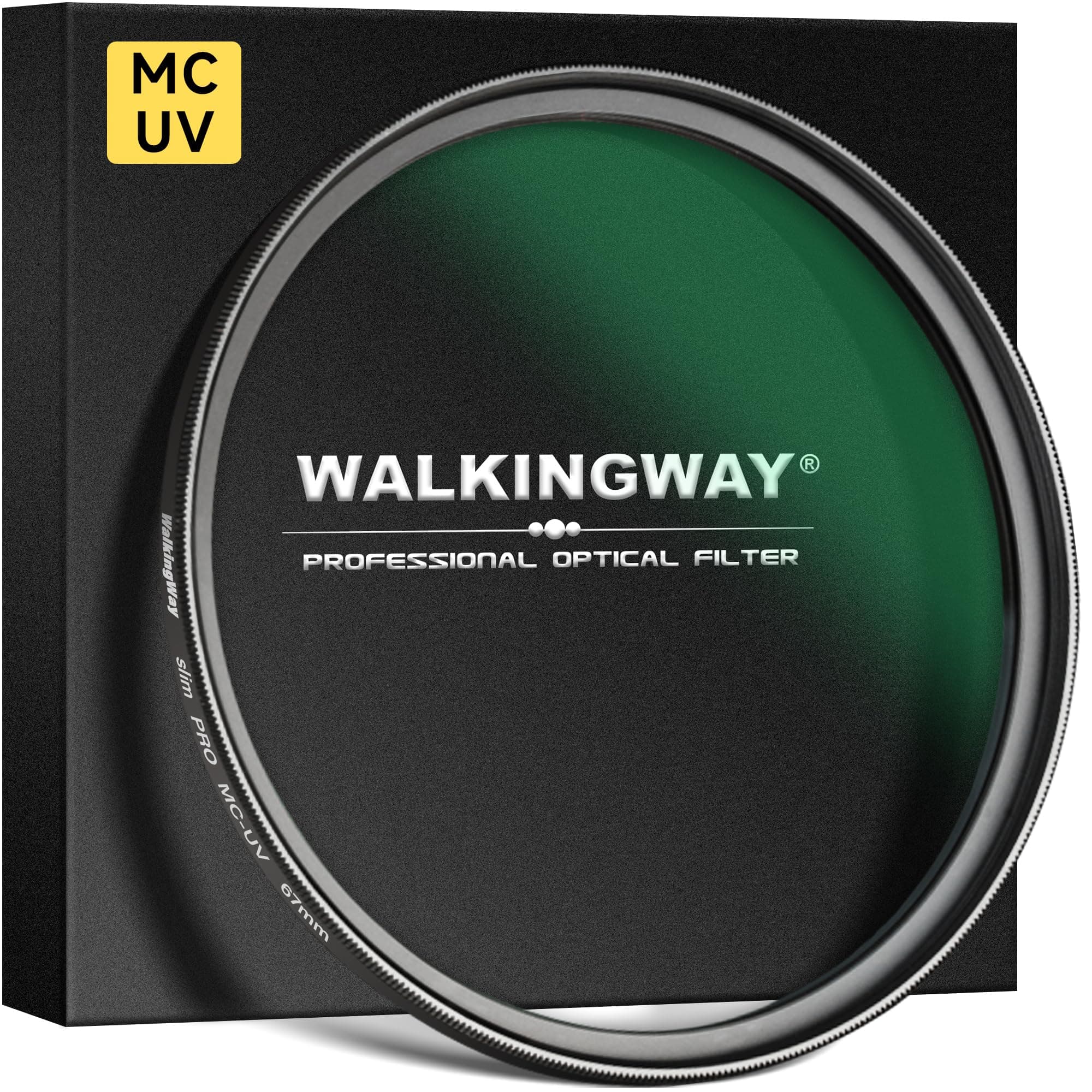 Walking Way 43MM MC UV Lens Protection Filter/HD Optical Glass Aluminum Alloy Made 28 Layer Nano-Coatings Camera Ultraviolet Filter/Water Repellent/Scratch Resistant