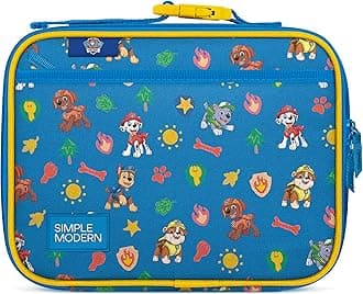 Simple Modern Paw Patrol Kids Lunch Box for School | Reusable Insulated Lunch Bag for Toddler, Girl, and Boy | Exterior & Interior Pockets | Hadley Collection | Paw Patrol Outdoor Adventures