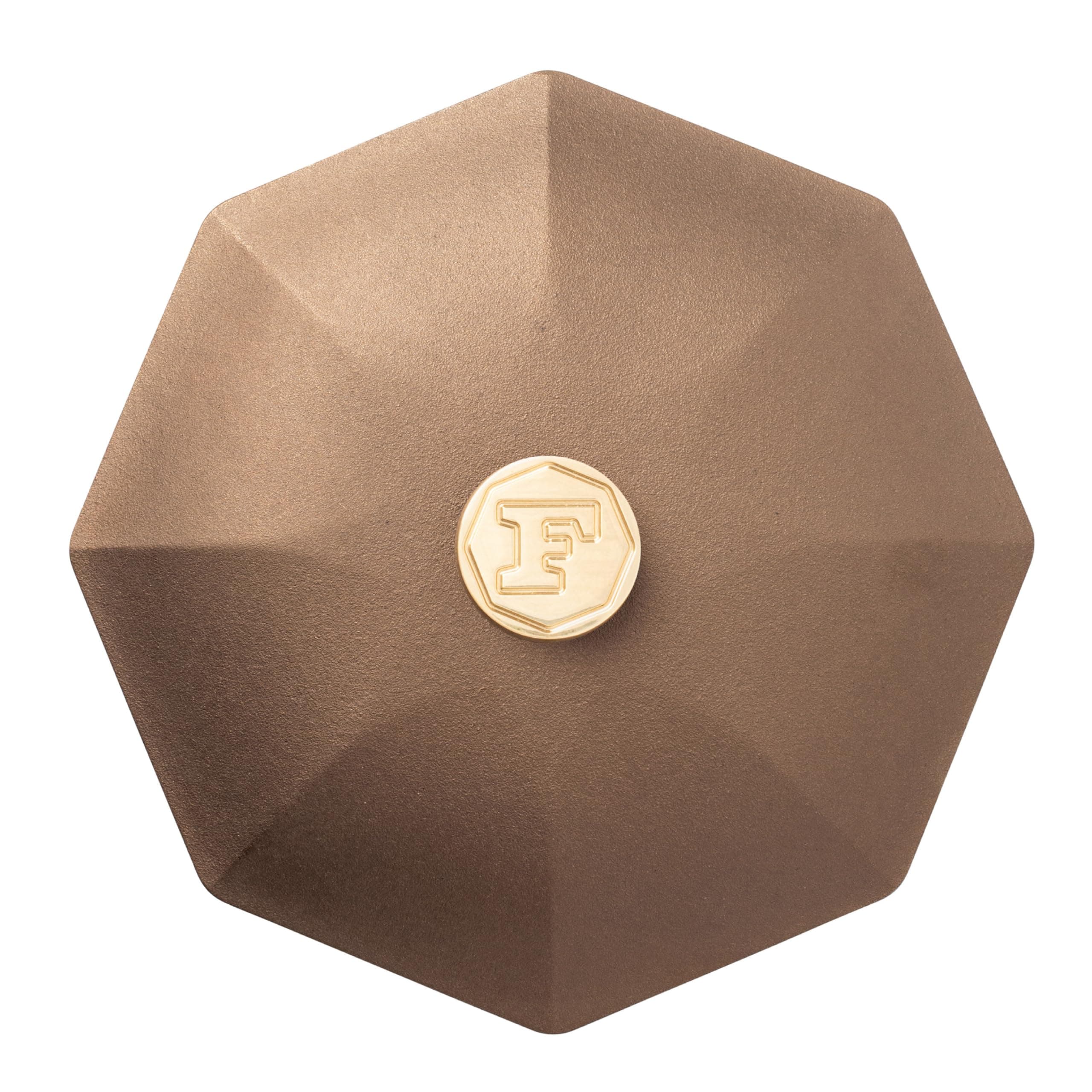 10" Cast Iron Skillet Lid with Brass Handle, Modern Heirloom, Handcrafted in the USA, Pre-seasoned with Organic Flaxseed Oil