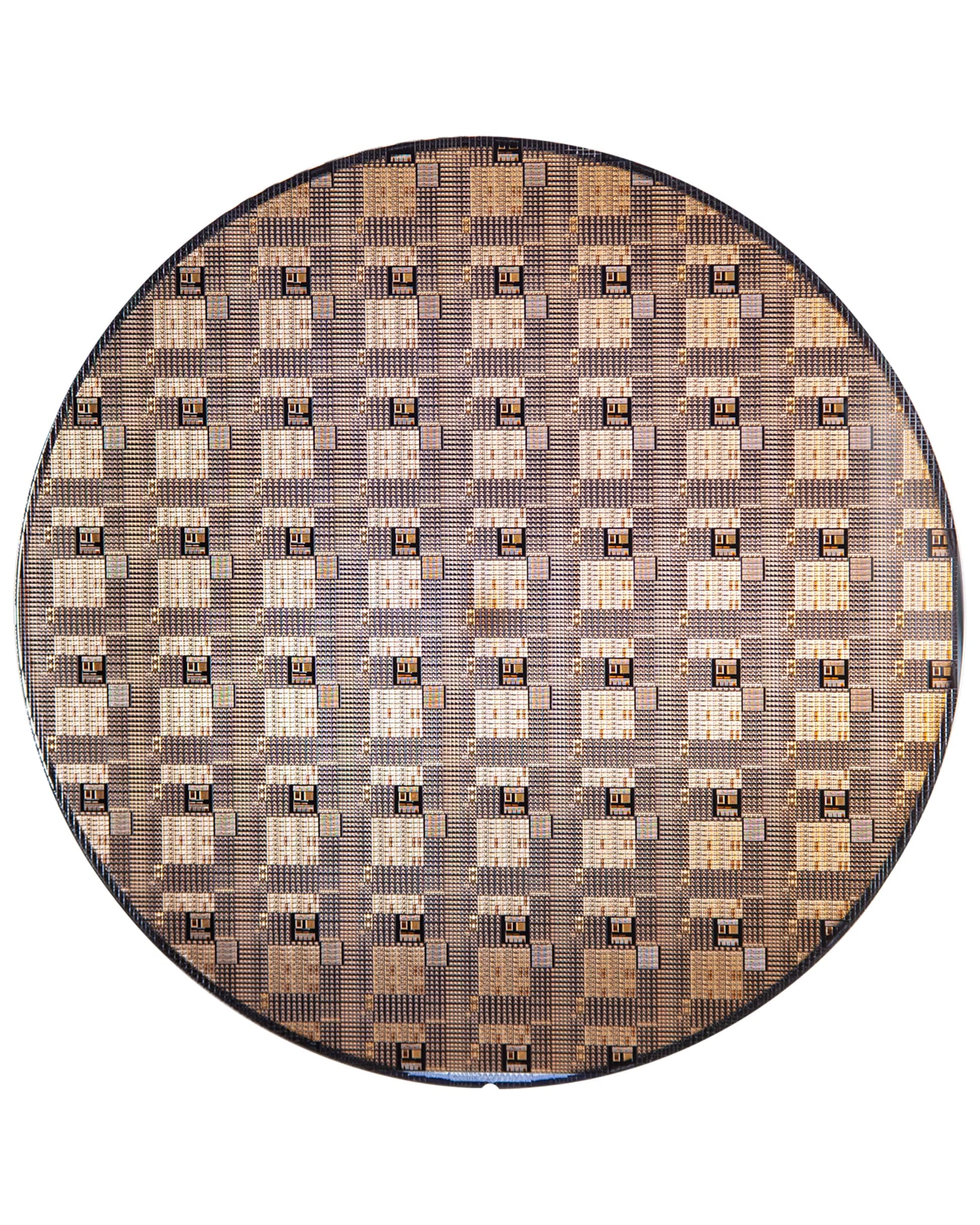 Wafer Silicon Art, Double Side Polished Uncut Ic Si Wafer, Integrated Circuit Real Chip, Can Be Used As A Geek Toy, Gift, Viewing, Collection, Exhibition, Decoration Or Teaching, 8 in