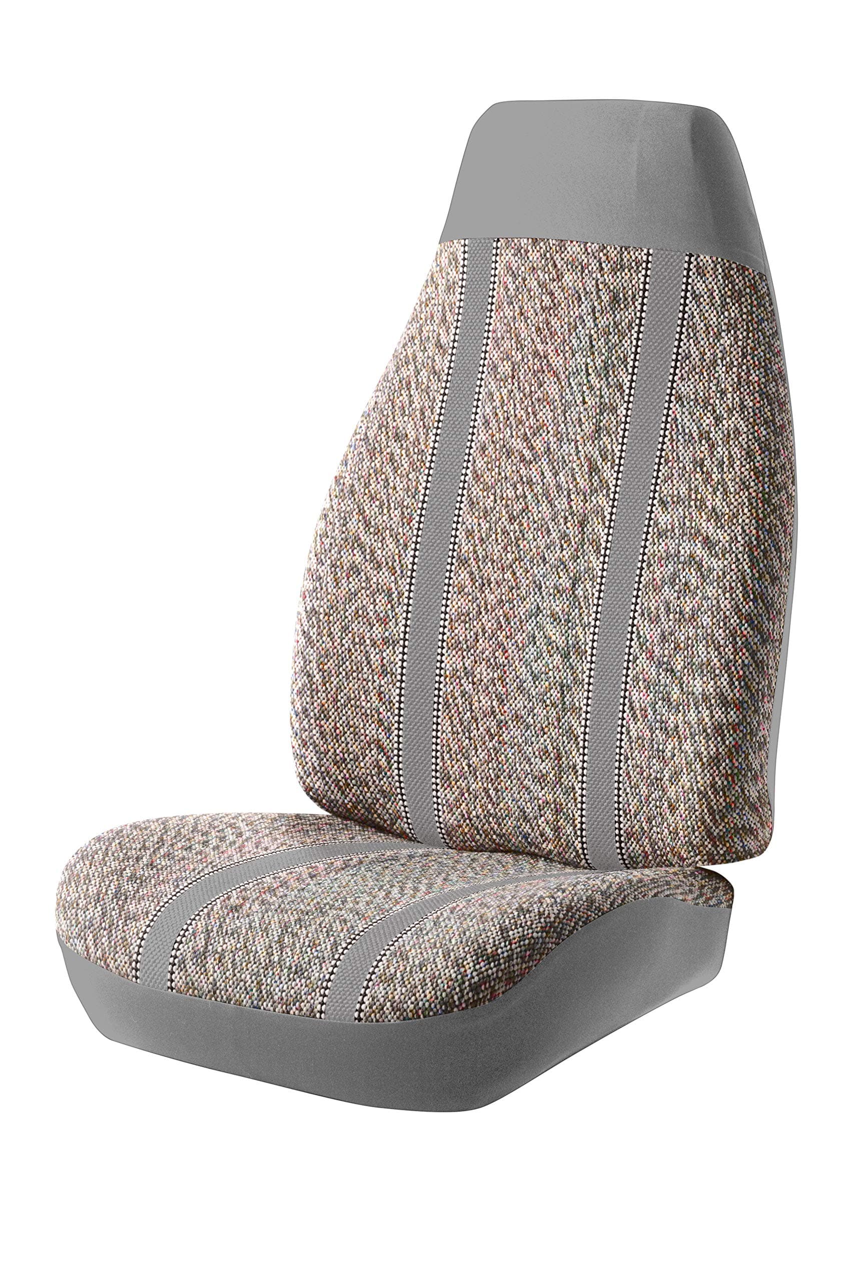 FIA TR47-17 GRAY Custom Fit Front Seat Cover Split Seat 40/20/40 - Saddle Blanket, (Gray)