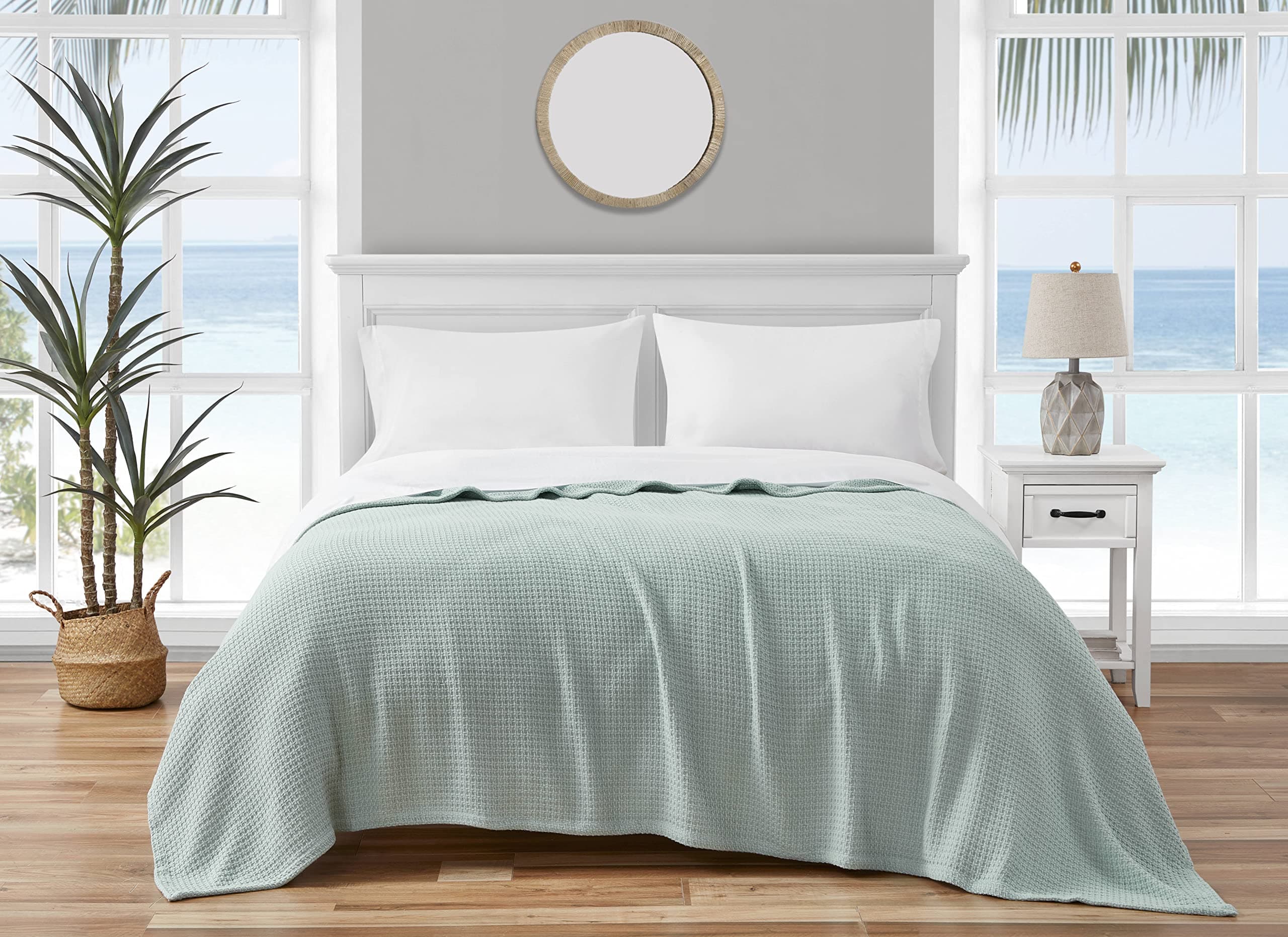 Tommy BahamaCoast Blanket, King, Aqua