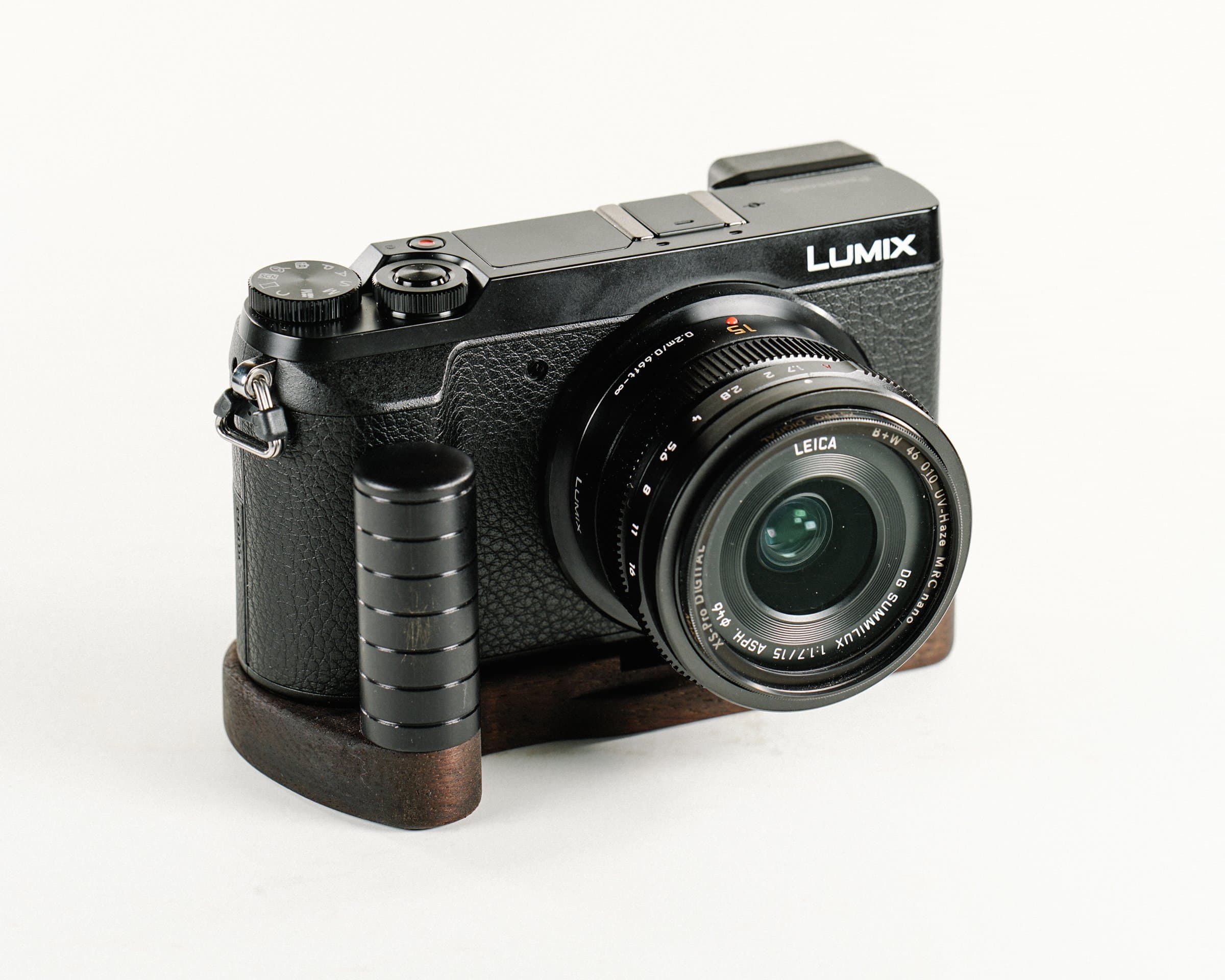 J.B. Camera Designs Pro Wood Grip for Panasonic GX85 GX80 - Handmade in The USA