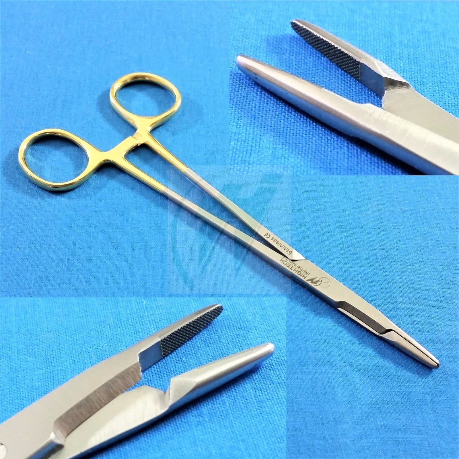 T/C OLSEN HEGAR NEEDLE HOLDER 6.5" WITH TUNGSTEN CARBIDE INSERTS O.R PREMIUM GRADE (HTI BRAND)