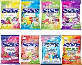 Easter Candy Variety Mix, Pack of 8 Bags - 22 Flavors Including Dessert Mix - Unique Fun Soft & Chewy - Immensely Juicy Fruity Candy Flavors - Individually Wrapped for Sharing