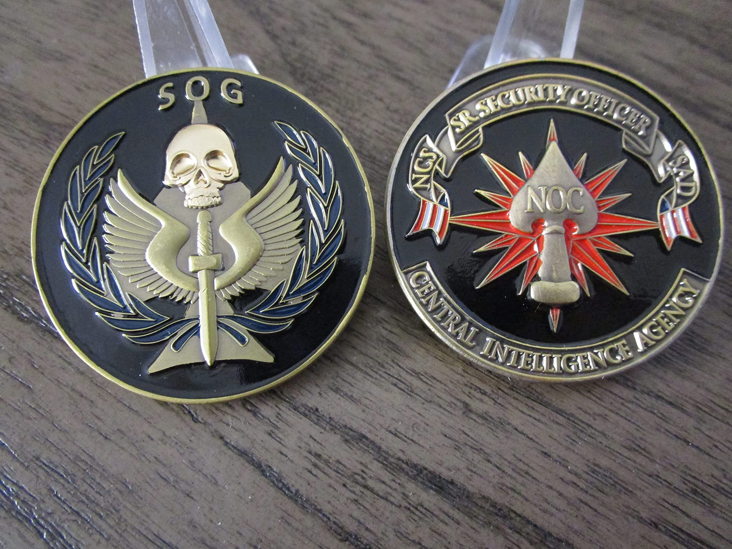 Central Intelligence Agency Senior Security Officer Non-Official Cover Covert Operations Challenge Coin