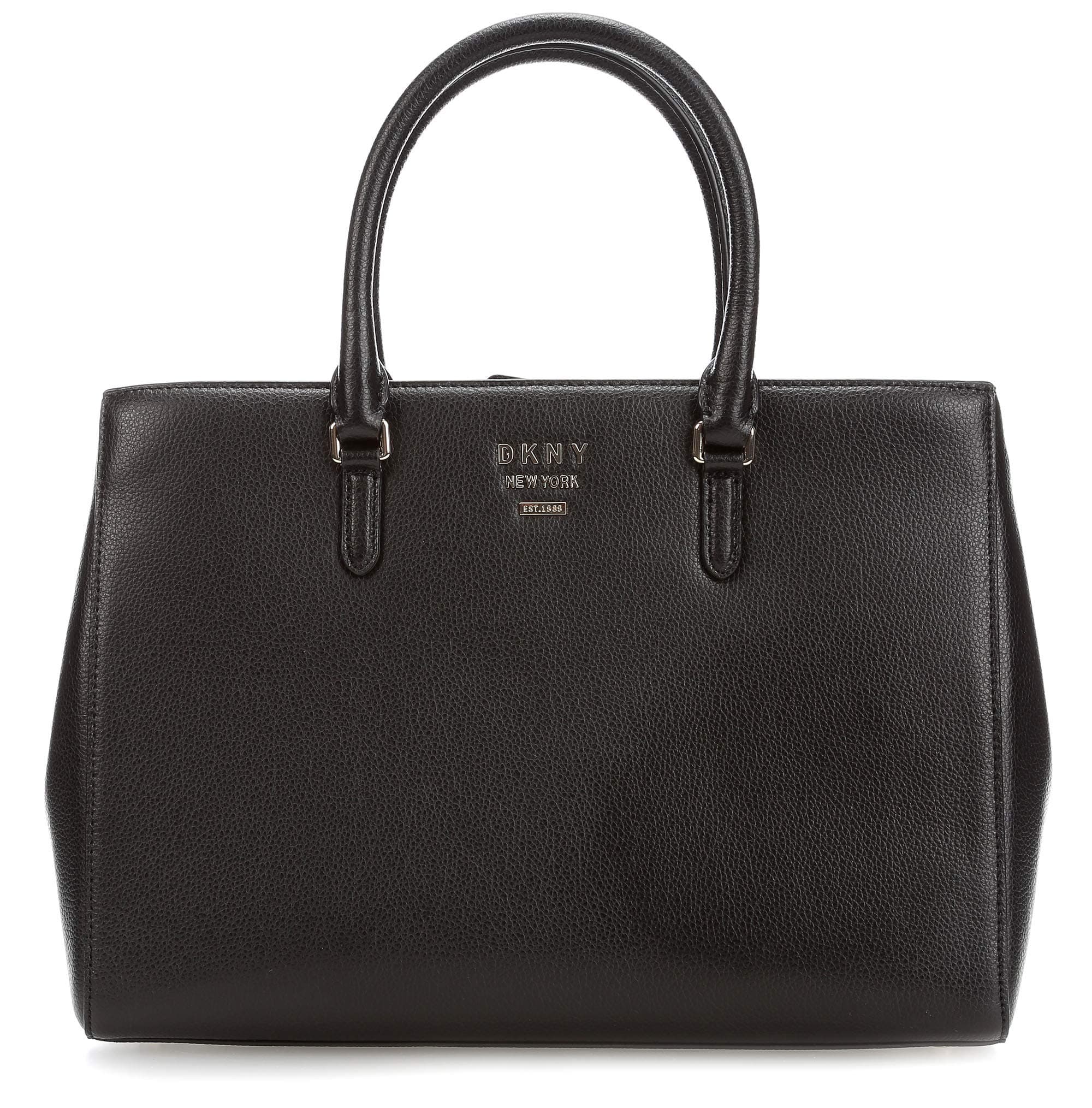 DKNY Whitney Black Leather Tote Bag