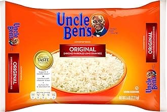 UNCLE BEN'S Original Long Grain White Rice, 5lb, (6pk)