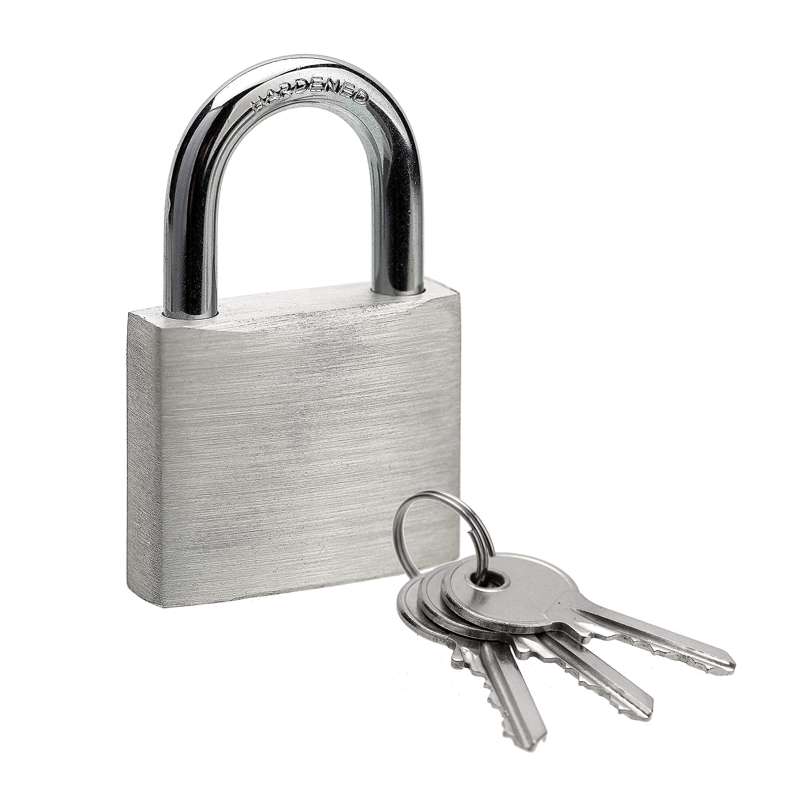 Aluminum keyed Padlock, Safety Lock with Key, 1-9/16 inch Wide Body, 1 Pack