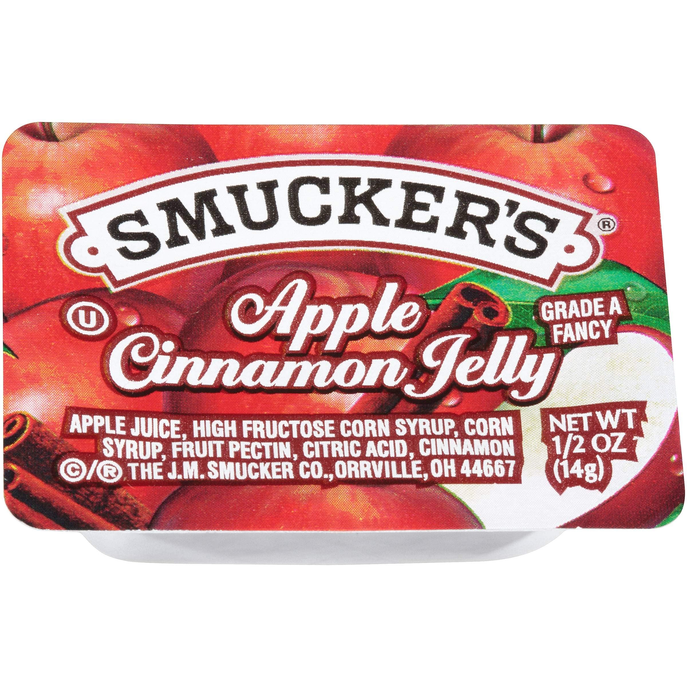 Smucker's Apple Cinnamon Jelly Portion Control, 0.5 Ounce (Pack of 200)