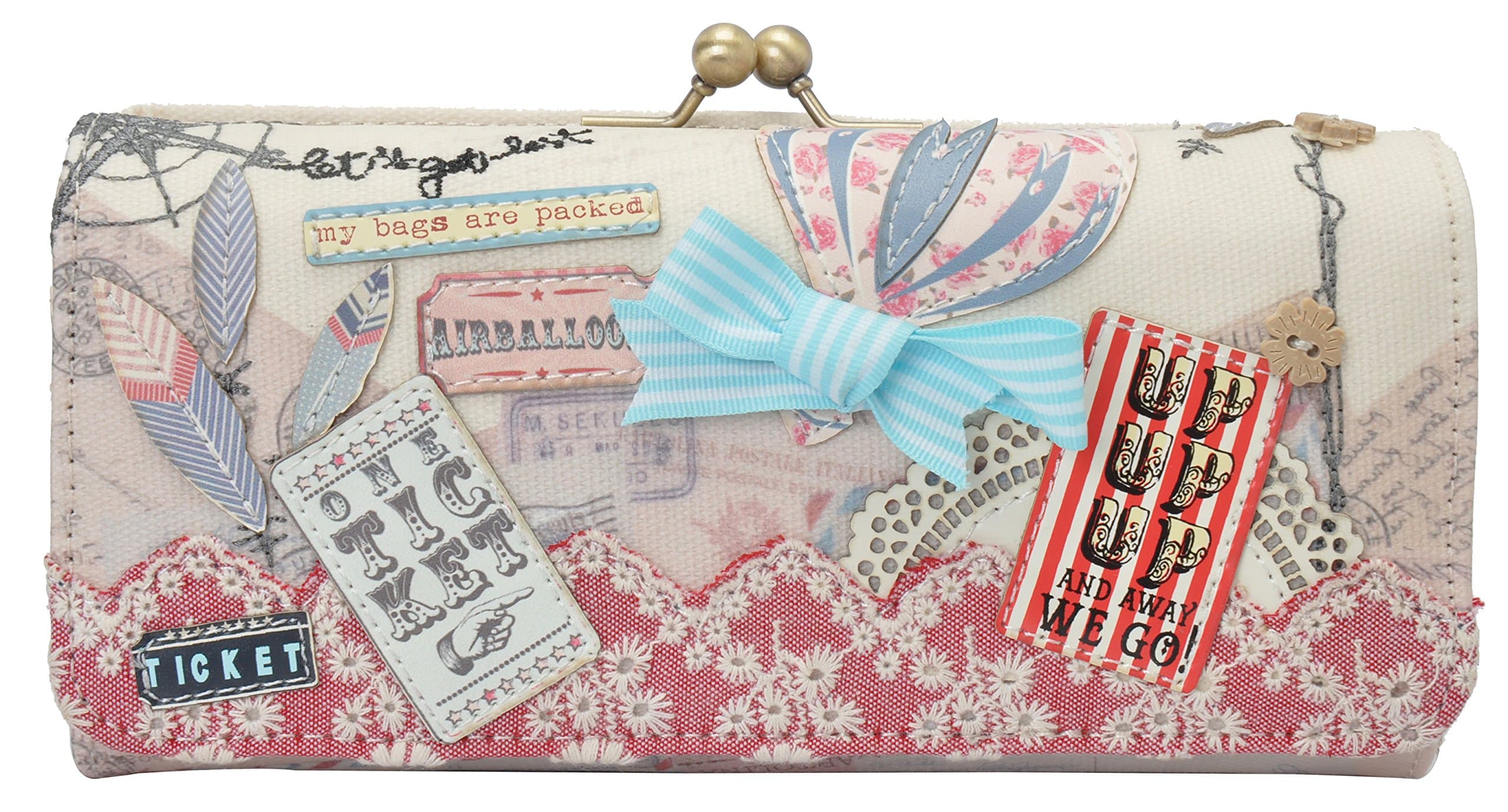 Vendula London World Travel Daisy Frame Large Wallet