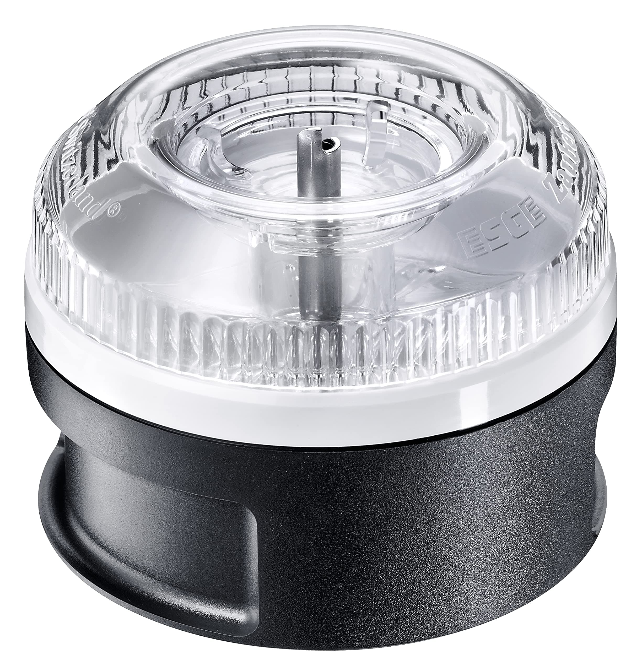 bamix Processor Accessory for all bamix Stick Blenders, Grinder Attachment for Grinding, Puréeing & Chopping, Moist and Dry Food, Black