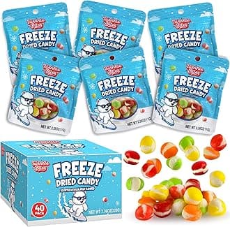 39 Pack Valentines Day Freeze Dried Candy- 10 Pcs Per Bag - Bulk Valentines Love Candy, 5 Flavors Great Use, For Party Favor, Classrooms Partys, Goodie Bags
