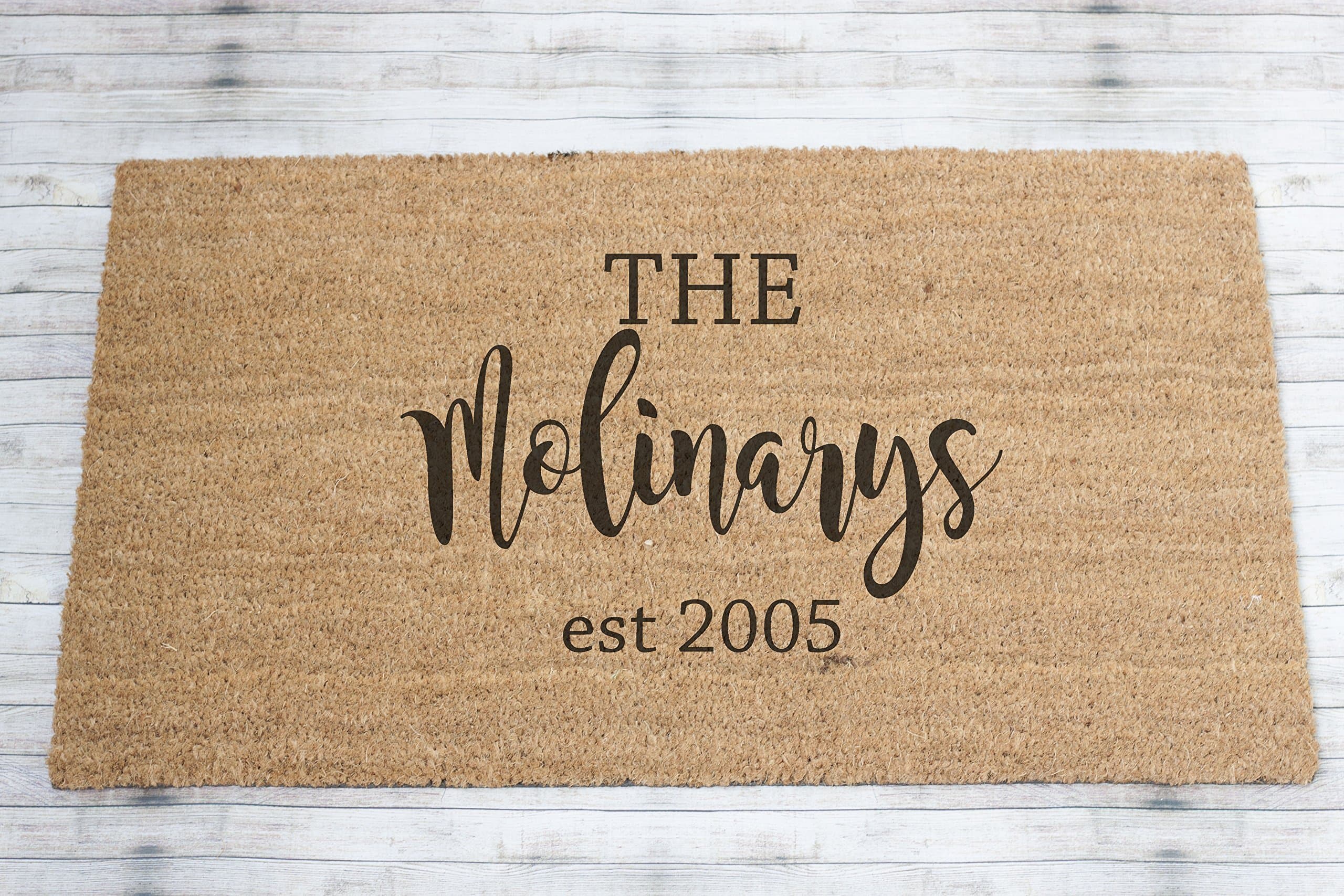 Custom Welcome Mat for Front Door Outdoor