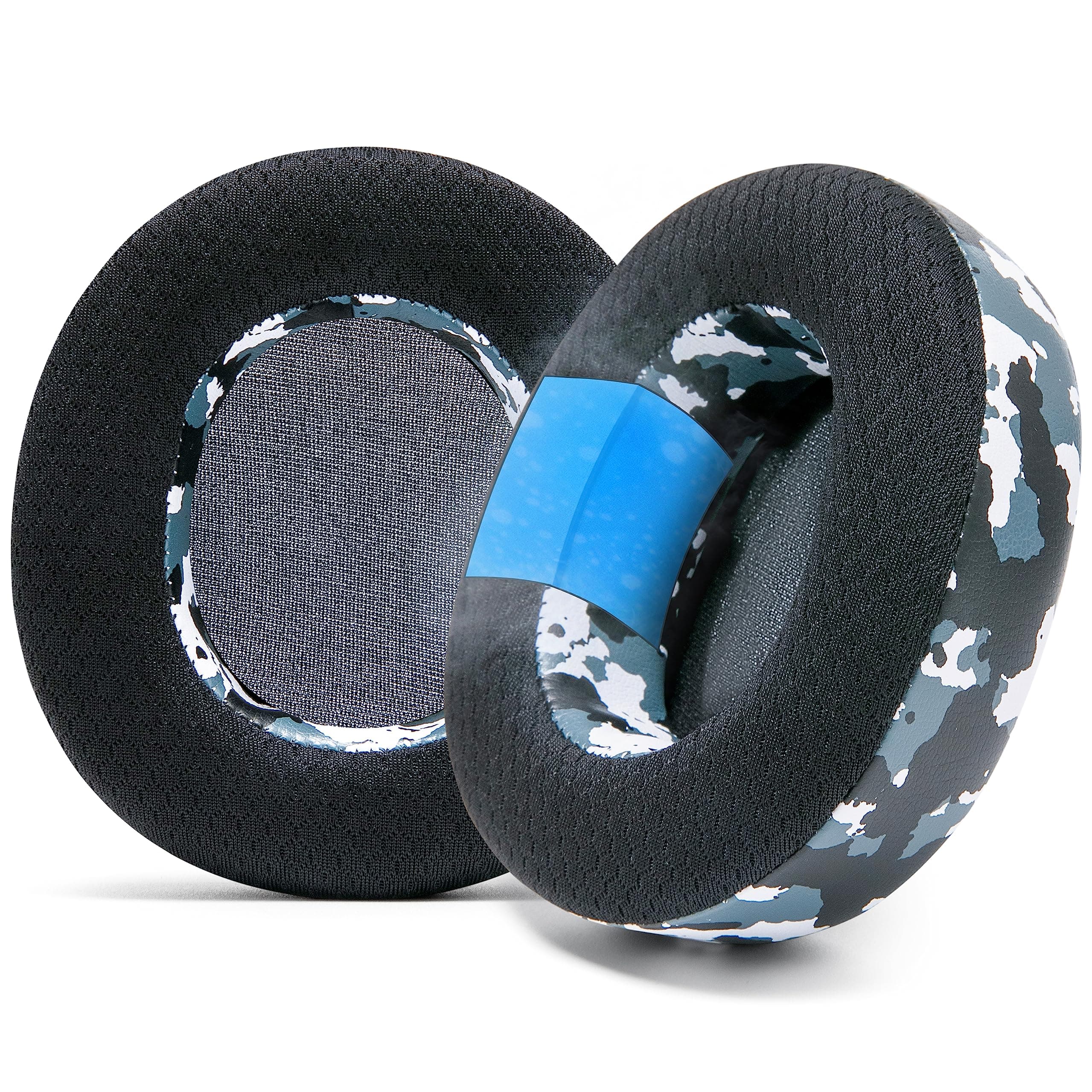 Freeze Nova Pro Wireless - Cooling Gel Earpads for Arctis Nova Pro Wireless & Nova Elite (Doesn’t Fit Other Models), by Wicked Cushions, Extra Thick & Comfortable | Snow Camo