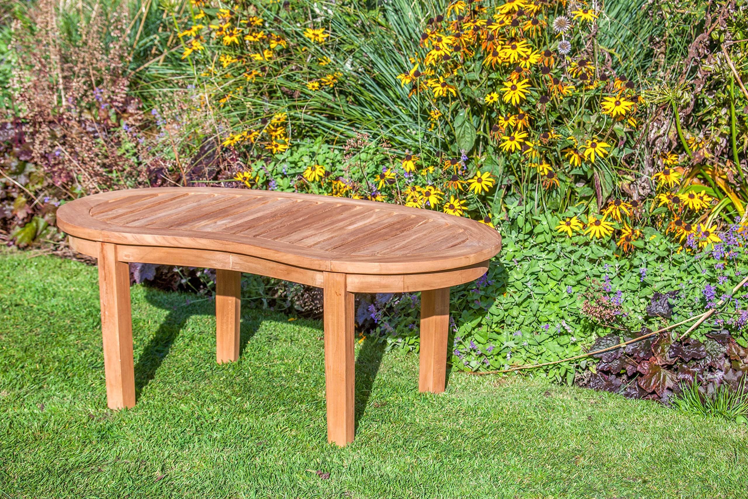 THE DELUXE BANANA TEAK COFFEE TABLE