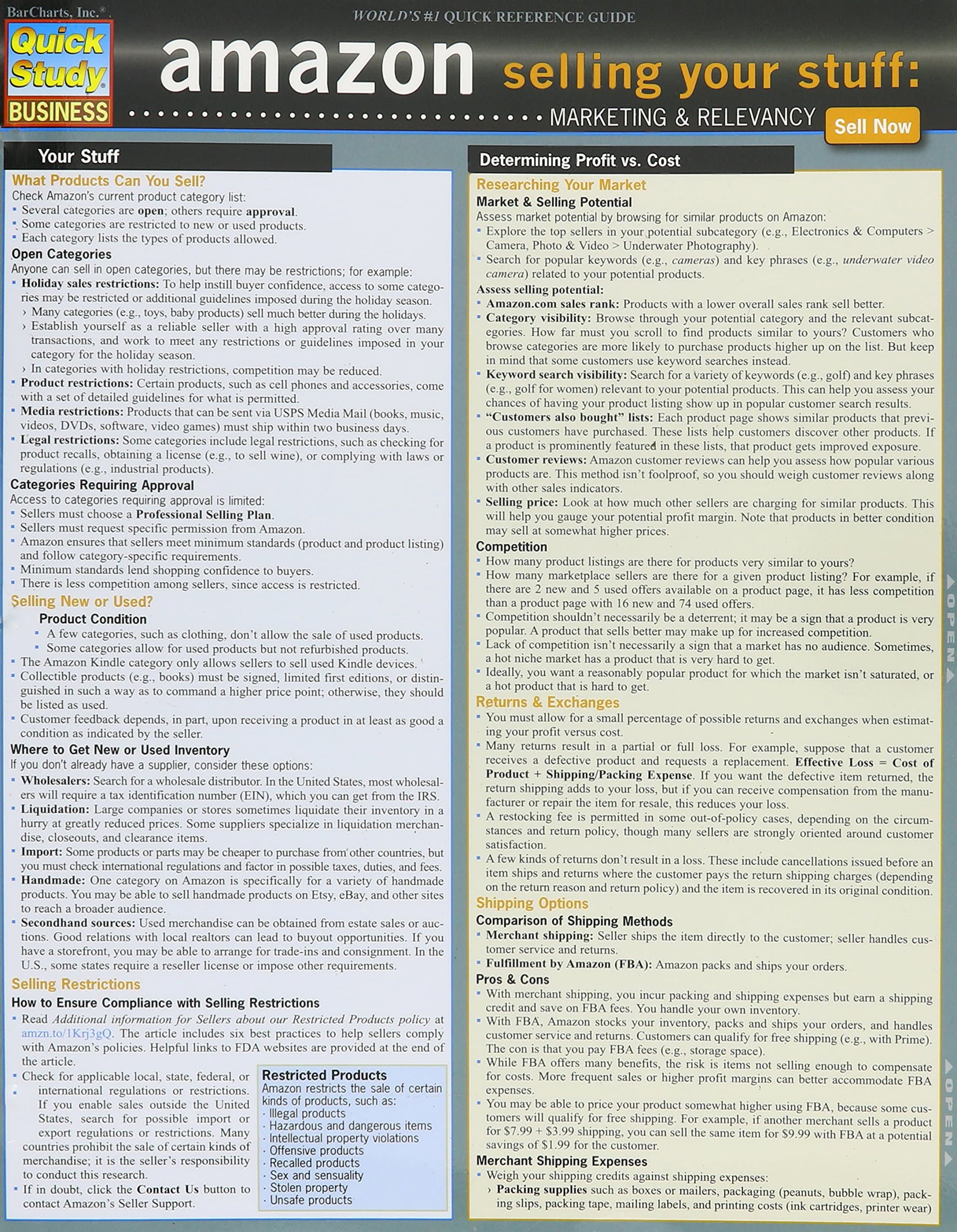 Amazon - Selling Your Stuff: Marketing & Relevancy