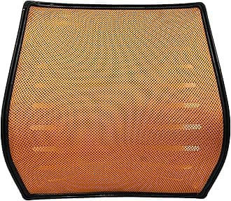 Comfortable Office Visitor revolving Boom Chair Spare Parts Accessories Net Back with nut Bolts and Key fit to Every Chair (Boom Orange Chair Back, Chair Parts)