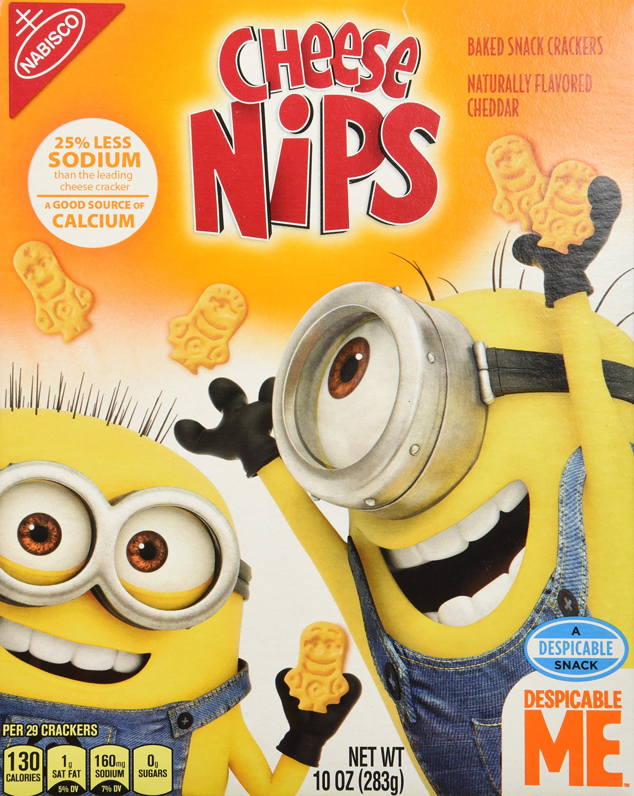 Cheese Nips Mini Baked Snack Cracker - Despicable Me - 10.00 Ounces
