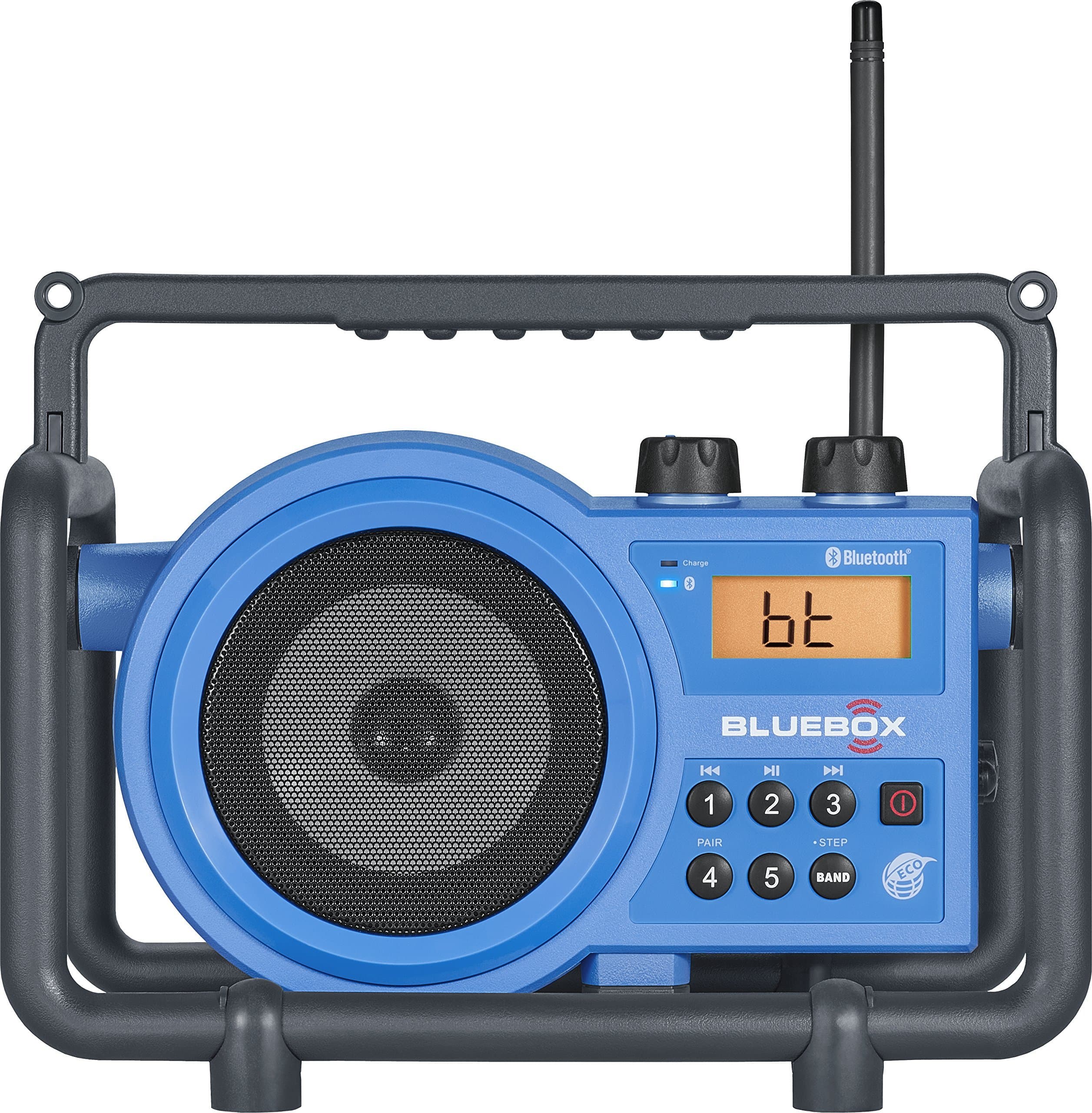 Sangean BB-100 AM/FM/Bluetooth/Aux-in Ultra Rugged Digital Tuning Rechargeable Radio (Renewed)