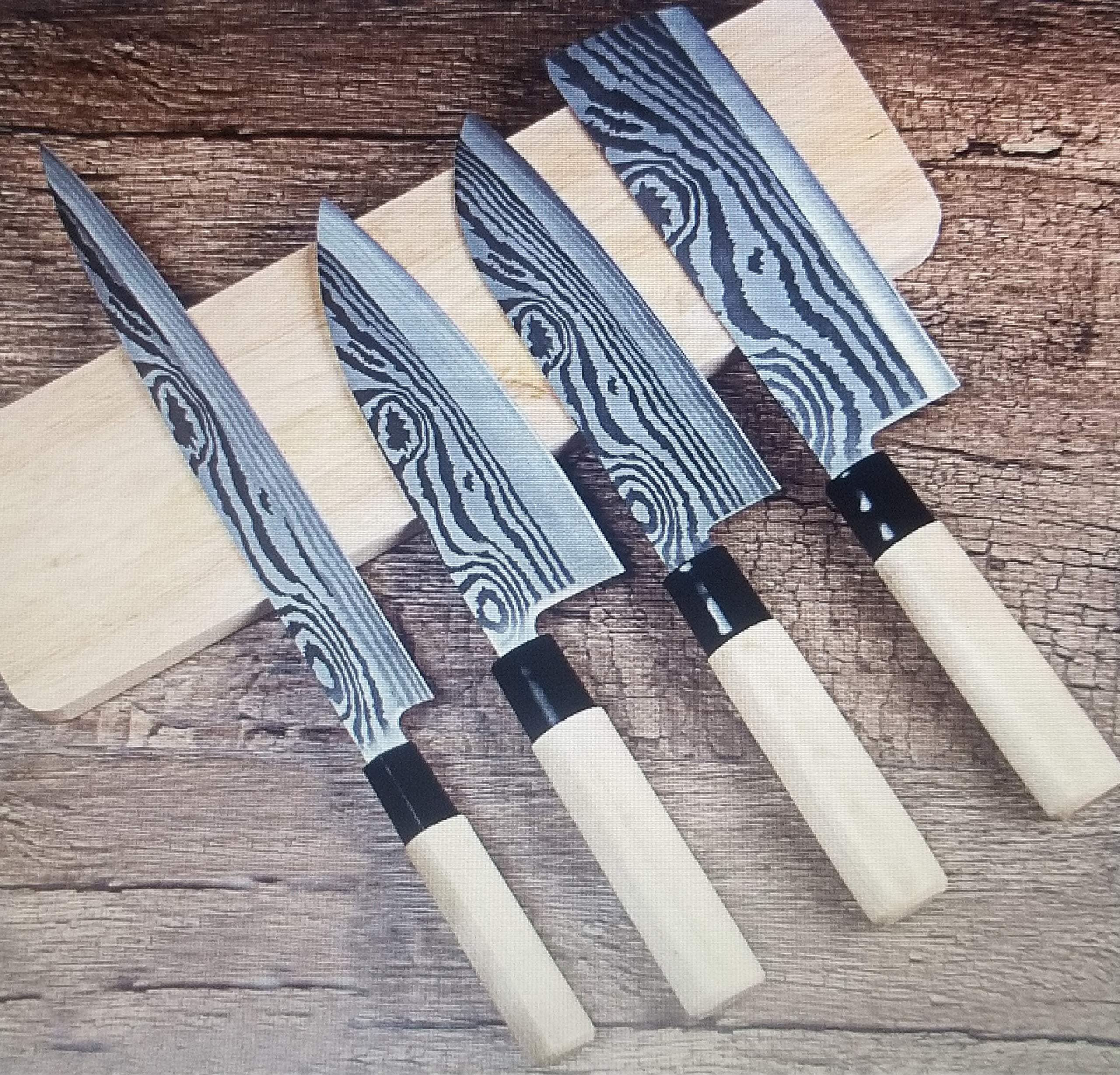 Japanese knife sets of 4, kitchen-cookware