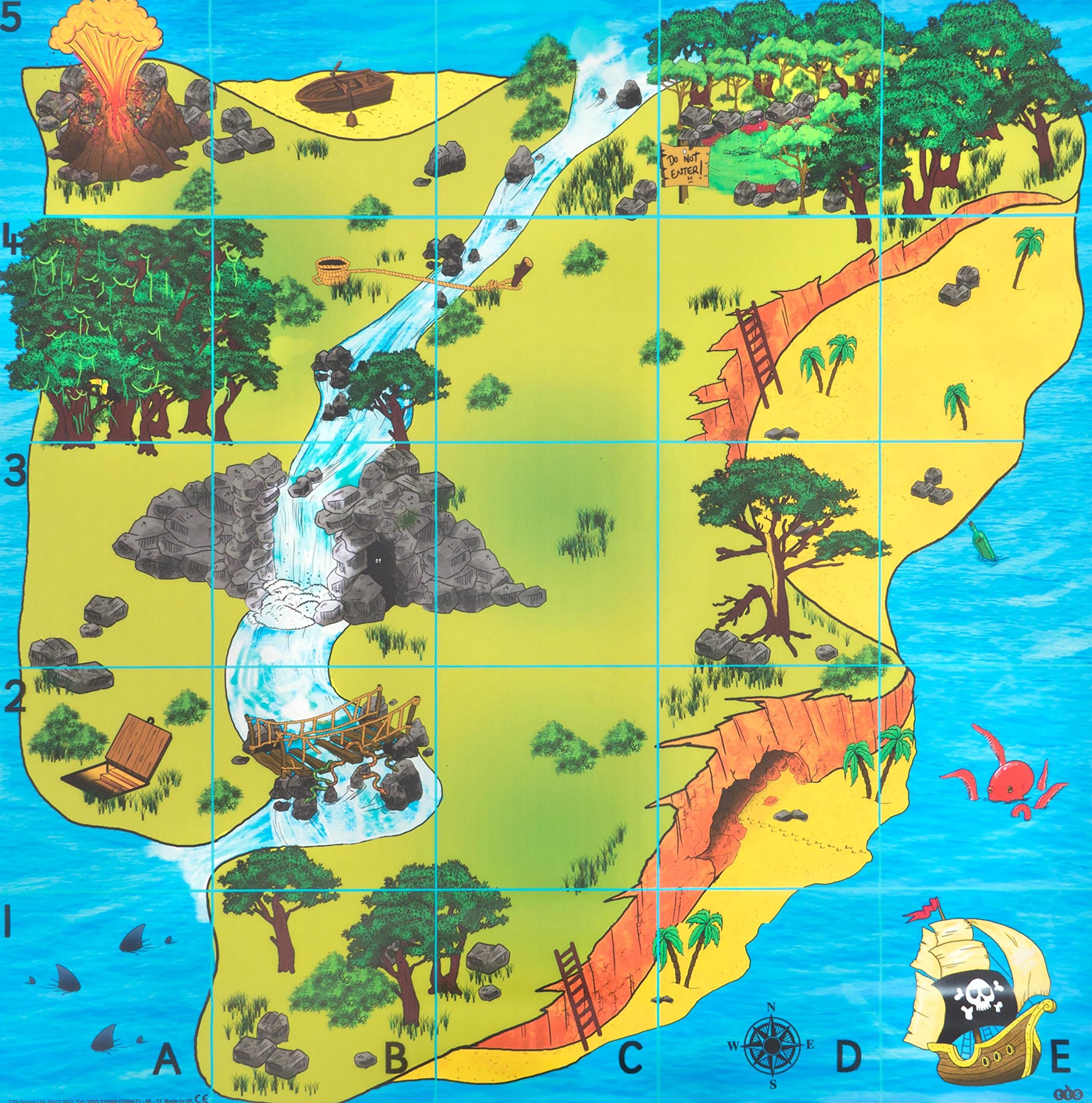 TTS BeeBot / BlueBot Treasure Island Rugs