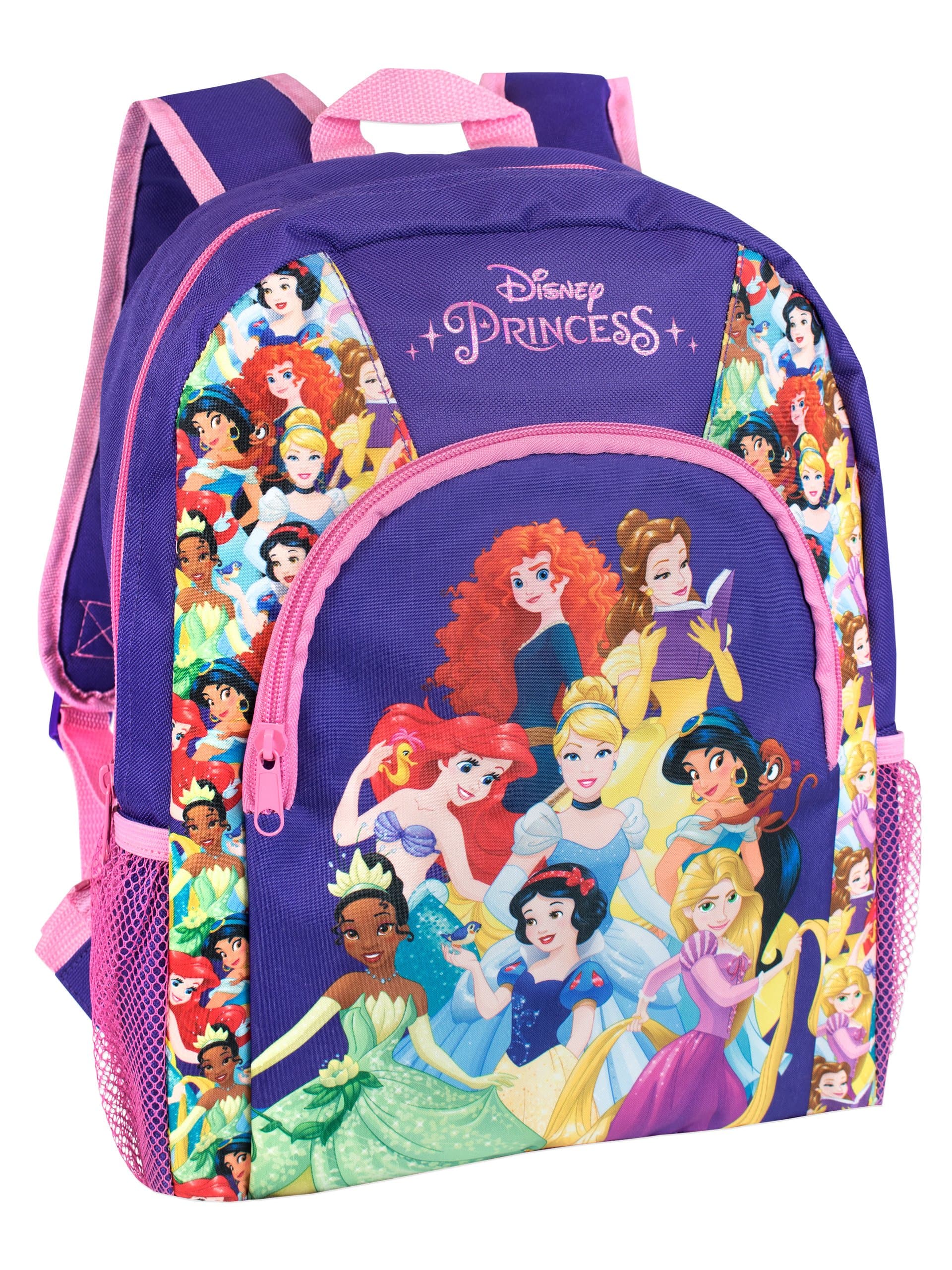Disney Princess Backpack, One Size, Multi, Multicolor, One Size, Rucksack Backpacks, Multicolor, Onesize