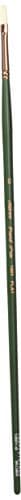 Silver Brush 1001-0 Grand Prix Flat Long Handle, Hog Bristle, Dark Green, 29x1x1 cm