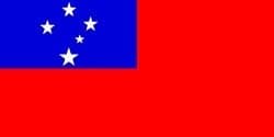 Novelties Direct Samoa/Samoan Flag 5ft x 3ft (100% Polyester) With Eyelets For Hanging