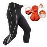 3/4 Padded cycle tights - Jaggad (Large (31" - 33"))