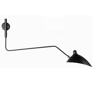 Swing Arm Wall Lights/Wall Sconces E14 Modern/Contemporary/ Painting /220240V , black
