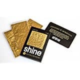 SHINE 24K GOLD 1.25 ROLLING PAPERS - CHOOSE FROM 1,3,5 OR 12 SKINS (FULL PACK) (1)