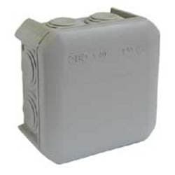 OBO AP Junction Box 40 x 90 x 90 x 52 mm; 7 slots (Pack of 5)