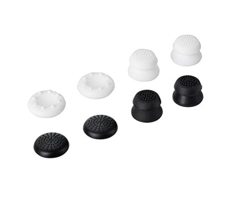 PS4 Controller of Controller Planet PS4 Controller TPU Stick Bits 8 in 1 (4, 4x Raised) Caps Joystick Thumbstick Grips Cap for PlayStation 4 PS4 Dual Shock Controller