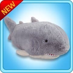 Pillow Pets Pee Wee Genuine Pillow Pet Shark Small 11"