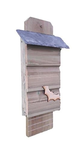 3 x BAT NESTING BOXES WITH NATURAL SLATE ROOF FOR UK BATS - BLACKDOWN WOOD CRAFTS - FREE LOCAL DELIVERY