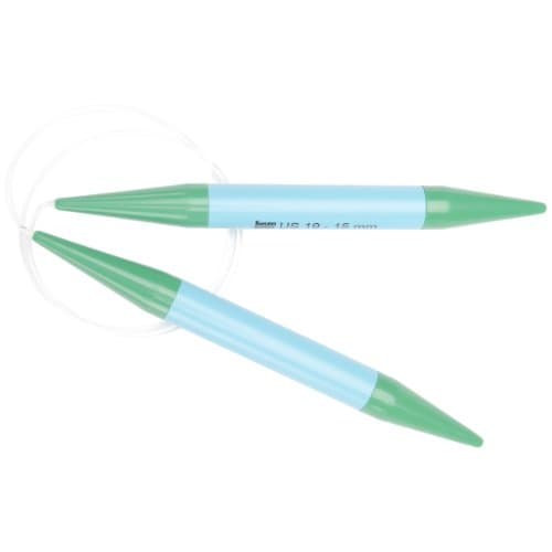 Silvalume Circular Knitting Needles 29"-Size 19/15mm
