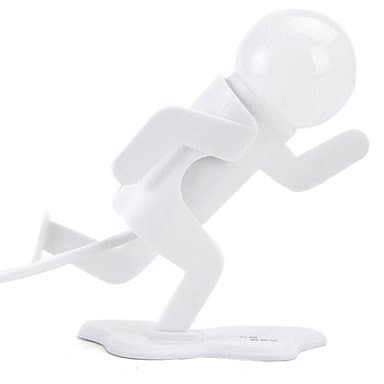 CLCJW Creative lighting,Creative new practical promotional gift DUDE night light LED row 5 (v) , white