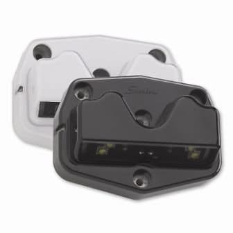 Black Speaker 416 Interior LED Compartment Light With Step 12-24v Truck Lamp