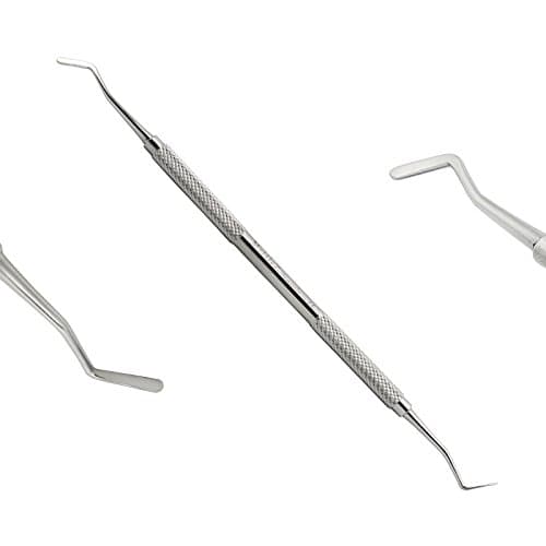 MettleZ Dental Double Ended Scaler Restorative Flat Plastic Instruments 2.5mm Lab examin