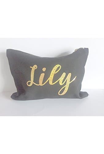 Personalised Bag Handmade makeup bag Gift for her Large Makeup Cosmetic Organiser Bag Canvas