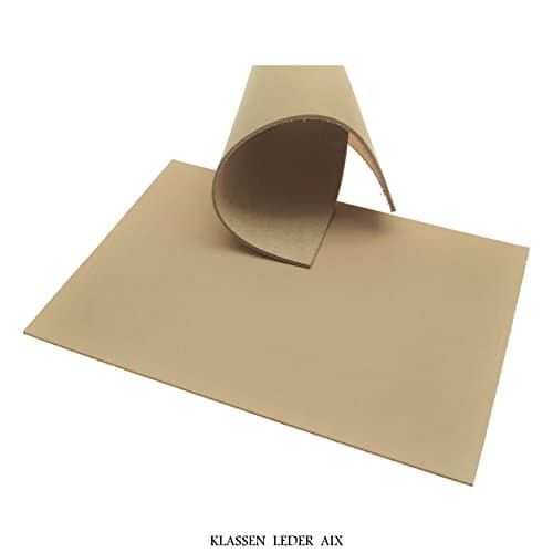 Klassen Leder AIX Vegetable Tanned Tooling Leather 1.5 mm Thick 80-210 x 297 mm, 1 x A4 piece