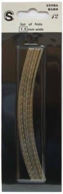 12 Pre-cut Cues Keys Frets 13 cm Curved Medium-Jumbo for Guitar Nickel Silver ref240117seh