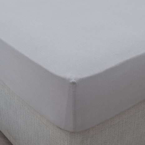 100% Cotton 16"/40CM Extra Deep Fitted Sheet By Sasa Craze Bedding (Single, Slate Grey)